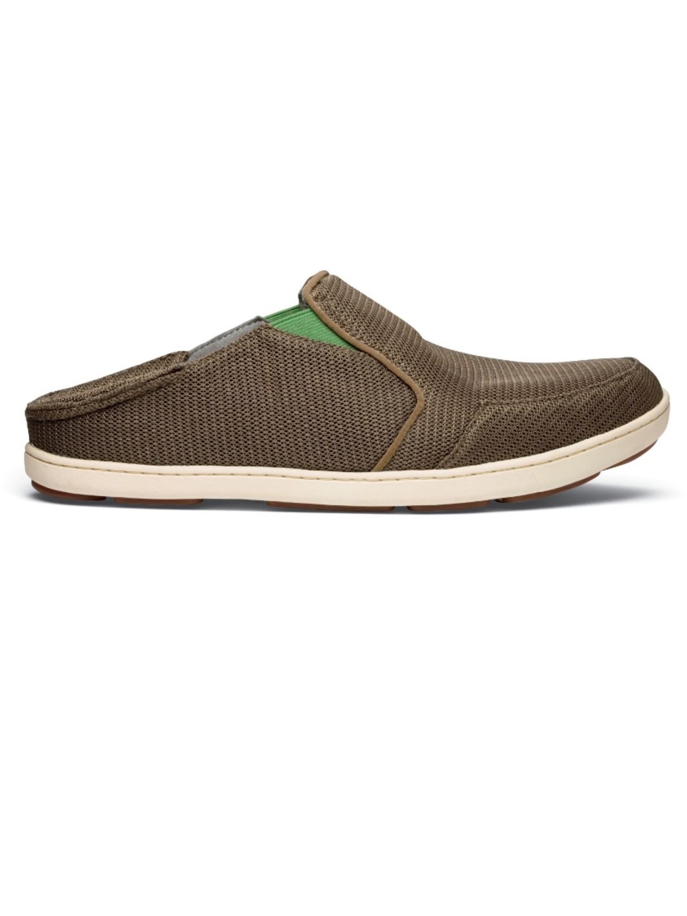 OluKai Nohea Mesh Shoes Slip on Loafers Mustang Lime Peel Mens 8.5 - Picture 3 of 16